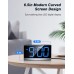 TEUMI Alarm Clocks for Bedrooms, Digital Clock with Conspicuous Blue LED Numbers, Alarm Clock for Heavy Sleepers, 5 Levels Brightness, 3 Alarm Tones, 5 Levels Volume, Snooze, 12/24H, 1.2m USB Powered